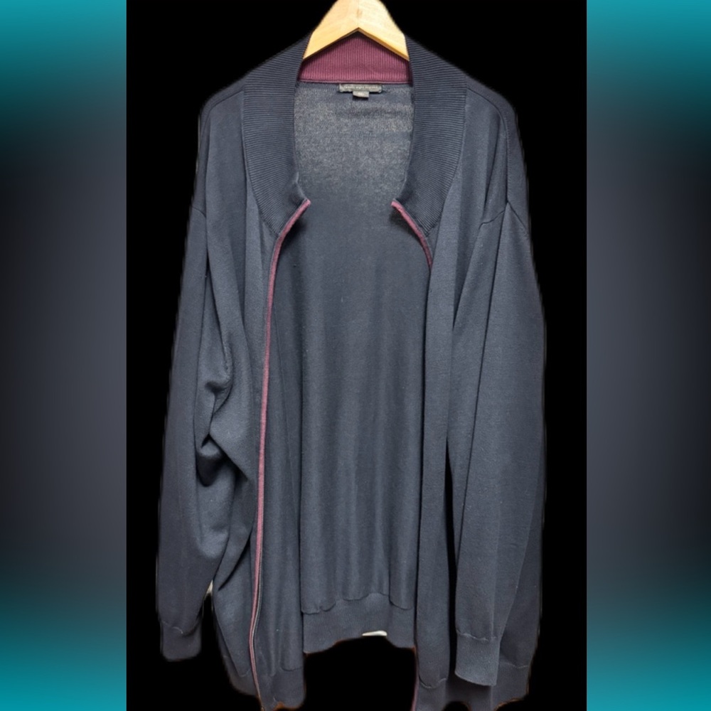 Twenty Eight Degrees men’s big & tall size 4XL navy & maroon jacket.